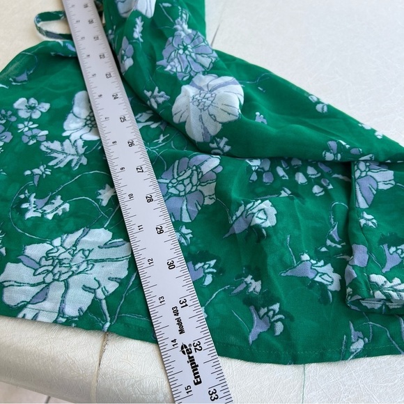 Free People Green Floral Jumpsuits & Rompers  Women Size 6 - Picture 7 of 9